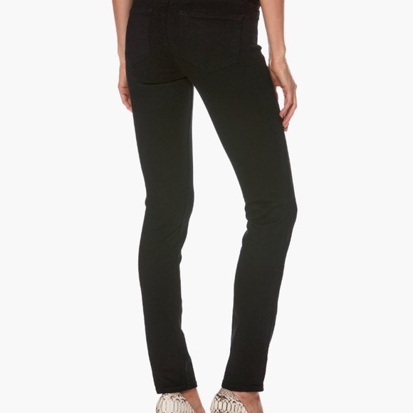 paige skyline skinny in black shadow - Picture 4 of 8